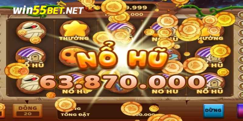 Siêu giải thưởng khi chiến thắng nổ hũ tại win55