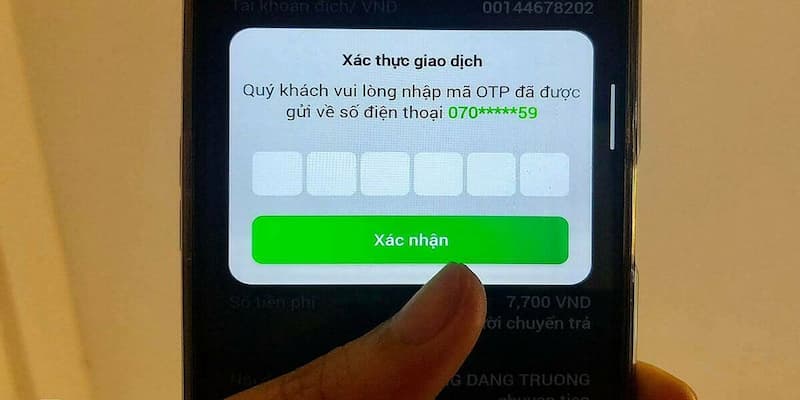 Xác nhận hoàn tất đăng ký tài khoản